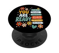 Estás Listo: Día del Examen: motivador, Estudiante, Maestro, Escuela PopSockets PopGrip Adhesivo