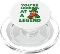Estás Mirando a una Leyenda de Dibujos Animados Leprechaun PopSockets PopGrip para MagSafe