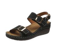 Estas sandalias femeninas sofisticadas de punta abierta siempre brindándote más confort extraordinario y una máxima versatilidad cotidiana para cada época primaveral estival perfectamente (Black, 38)