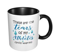 Estas Son Las Lágrimas De Mis Atletas Taza Con Asa Taza De Café Cerámica Tazas Para Bebidas Leche Zumo 330Ml