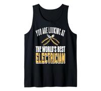 Estás Viendo Al Mejor Electricista Del Mundo Camiseta sin Mangas