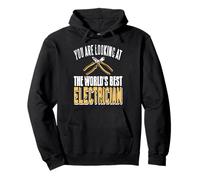 Estás Viendo Al Mejor Electricista Del Mundo Sudadera con Capucha