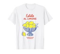 Estate Al Limone Vintage Amalfi Limones Bowl Italiano Verano Camiseta
