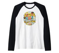 Estate Sale Survivor Retro Thrifting Antique Hunting Camiseta Manga Raglan