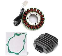 Estator Bobina Encendido Para FZ6 FZ6N FZ6S 2004 2005 2006 2007 2008 2009 Bobina De Estator + Rectificador Regulador + Junta De Tapa De Estator 5VX-81410-00(1 SET Gasket)