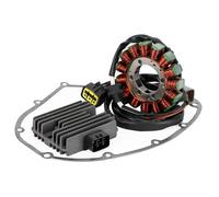 Estator Bobina Encendido Para Kawasaki VN900 VN 900 Para Vulcan 900 2006-2023 Juego De Juntas De Rectificador De Estator Magnético 21003-0053 21066-0705