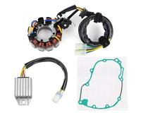 Estator Magnético Bobina De Estator De Motor Y Rectificador Regulador De Voltaje con Junta para CRF 450 X CRF450 CRF450X 2005-2015 2016 2017 2018(A)