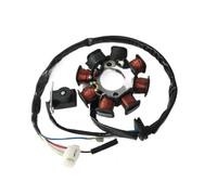 Estator Magneto Bobinas Cable Estator magnético de encendido doble 8 polos y 4 cables para scooter ciclomotor QUAD Go Kart tiempos 139QMB 1P39QMB GY6 50 60 80 cc
