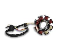 Estator Moto Bobina de Encendido del estator de Motocicleta Magneto 8 bobinas para GY6 49cc 50cc 110cc 125cc 150cc 139QMB 147QMD 152QMI 157QMJ Scooter ciclomotor Encendido Magneto estator