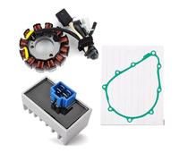 Estator Motocicleta Para CBF125 CBF125M 2009-2010 31120-KWF-941 31600-KSP-861 11395-KRM-840 Kit Junta Bobina Estator + Rectificador Regulador Bobinas Estator Magneto