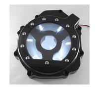 Estator Tapa Lateral Cubierta Del Estator Motor Izquierdo De La Motocicleta Con Junta Para GSX-R 600/750 2004-2006 Para GSR 400/600 06-11(MT051A-BK-WHITE)