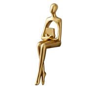 Estatua abstracta, figura, escultura, pequeña, resina, decoración de oficina, B