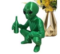 Estatua Alienígena de Jardín - Figurillas De Alien Estatuilla Pequeña Decorativa Para Exterior,Pequeña Escultura Decoración Jardín Hogar Decoración Exterior para Césped Porche Dormitorio Sala de Estar