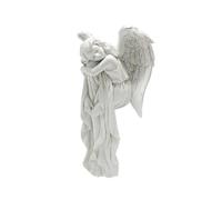 Estatua angélica de resina hecha a mano para ventana y puerta, adorno para decoración del hogar y compras, 1 unidad