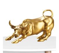 Estatua cargadora de toros - Figura de animales de resina de Wall Street