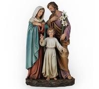 Estatua católica de la Sagrada Familia BC, Jesús juvenil, San José, Virgen María, decoración inspiradora para el hogar, colección de Navidad, regalo religioso, escultura renacentista de 12 pulgadas de