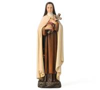Estatua católica de Santa Teresa de BC, Figura Religiosa, Regalo Inspirador para decoración del hogar, 10 Pulgadas de Alto, Escultura renacentista Hecha a Mano por Buildclassic