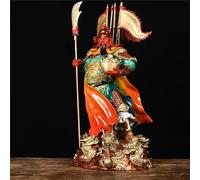 Estatua China De Cobre Puro De Guan Gong, Dios De La Riqueza, Para Decoración Del Hogar Y La Oficina. Estatua De Guan Yu, Dios De La Riqueza. Los Mejores Regalos De Decoración. Número 7, 26*24*57 Cm,