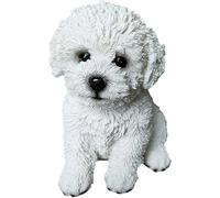 Estatua conmemorativa de perro - Figura de cachorro para decoración de jardín y centro de mesa - Regalo perfecto para amantes de los perros