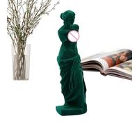 Estatua de Afrodita - Estructura de polímero de 11 pulgadas, textura elegante, figura decorativa para el hogar, pieza de arte clásico, escultura artesanal contemporánea con detalles hechos a mano |