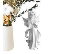 Estatua de alas de ángel, Estatua de jardín de ángel | Estatuas de ángeles pacíficas de oración,Escultura de ángel Guardián Pacífico para decoración al aire libre, Estatuas de decoración de jardín