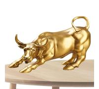 Estatua de alcista - Regalos para trabajadores de oficina, figuras de policía de la suerte de resina, decoración de Feng Shui para oficina, hogar, tienda