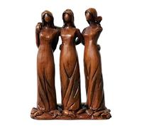 Estatua de amistad hermana - Figura de tres hermanas, adorno de decoración de interiores de resina | Escultura de vínculo femenino significativo, apartamento, dormitorio, salón, biblioteca, decoración