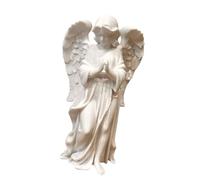 Estatua de ángel guardián, figuras de curación para mujer, adorno de ángulos de ala de resina para decoración del hogar de Acción de Gracias, resina