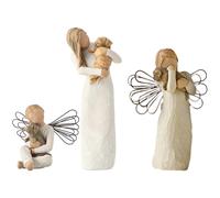 Estatua de ángel, oración de amistad, estatua de ángel para el duelo de una mascota