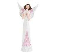 Estatua de ángel - Tallado de ángel en resina, figura de ángel de la guarda | Arte portátil 'ángel sagrado, escultura de serafín de larga duración, regalos de figuritas espirituales para amigos de