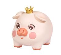 Estatua de animales de dibujos animados para niños, alcancías para desarrollar habilidades de ahorro, resinas, adorno para dinero, decoración de tarro de ahorro de monedas, gran capacidad