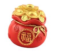 Estatua de árbol de dinero de resina, bolsa de bendición, esculturas, adorno Fengshui para el hogar, oficina, decoración de escritorio, coleccionables, estatua de árbol del dinero, decoración Fengshui