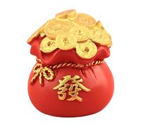 Estatua de árbol de dinero de resina, bolsa de bendición, esculturas, adorno Fengshui para el hogar, oficina, decoración de escritorio, coleccionables, estatua de árbol del dinero, decoración Fengshui