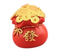 Estatua de árbol de dinero de resina, bolsa de bendición, esculturas decorativas, adorno Fengshui para oficinas, hogar, escritorio, decoración Fengshui