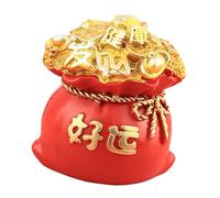 Estatua de árbol de dinero de resina, bolsa de bendición, esculturas decorativas, adorno Fengshui para oficinas, hogar, escritorio, decoración Fengshui
