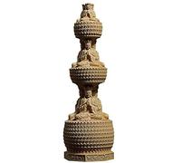 Estatua de Bodhisattva Ksitigarbha de 9.1 in con Tres Lados para decoración del hogar, Adornos de esculturas de estatuillas de Buda, decoración de la Oficina en el hogar de la religión Feng Shui