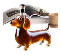 Estatua de botella de whisky Dachshund 2025 - Colección decorativa de animales de jarra | Contenedor de licores artístico para bar, hogar, restaurante | para papá marido para ocasiones especiales