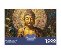 Estatua de Buda 1000 Puzzle Adulto Rompecabezas DIY, Pasatiempo Creativo, Regalo, Diversión Sagrado Rompecabezas para Adultos, Juego Educativo, Desafío38x26cm/1000pcs