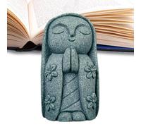 Estatua de Buda al aire libre | Estatua de Buda de piedra de jardín, adorable escultura budista espiritual para yoga, baño, inauguración de la casa, fuente del hogar, acuario, meditación