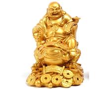 Estatua de Buda China Hecha a Mano, Tortuga y Buda, Escultura de Resina, Estatua de Arte Moderno, decoración del hogar Feng Shui, Sapo, Buda Sonriente, Figura de Escritorio