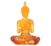 Estatua de Buda de Jade Estatua Pequeña y Transparente Resina Escultura de Buda