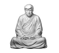 Estatua de Buda de Trump Donald Trump Haz Que tu Empresa vuelva a ser grandiosa Ornamentos Dong (lo Sabes Todo) Buda del Oeste