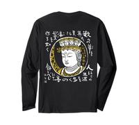 Estatua de Buda de Yoshizawakantatu en la Espalda de Buda en la Parte Posterior de Japón, con Palabras de Buda de Yoshiku Manga Larga