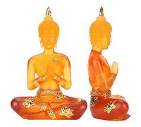 Estatua De Buda, Decoración De Colección De Esculturas Transparentes, Escultura China De Feng Shui, Estatua De Buda Sentado Meditando, Figura De La Suerte, Decoración Zen, Escultura De Estatuilla De B