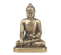 Estatua de Buda, Estatua del Buda de la Medicina - Pequeña escultura de bodhisattva de latón, adorno de Feng Shui de mesa for el hogar religioso, 1 pieza