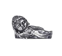 Estatua de Buda Meditante del sudeste asiático Sleep Torning Budista Budista Interior/Budismo al Aire Libre Escultura ósea Zen Resina Artes de Arte para la Sala de Estar Moderna Decoración del jardín