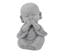 Estatua de Buda monje de resina con diseño chino para colocar en varias habitaciones (no habla)