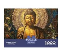 Estatua de Buda Puzzle 1000 Piezas Rompecabezas DIY, Pasatiempo Creativo, Regalo, Diversión Sagrado Juguete De Desafío Educativo Clásicos para Adultos Y Niños A Partir70x50cm/1000pcs