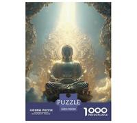 Estatua de Buda Puzzle 1000 Piezas Rompecabezas DIY, Pasatiempo Creativo, Regalo, Diversión Sagrado Rompecabezas para Adultos, Juego Educativo, Desafío Clásicos70x50cm/1000pcs
