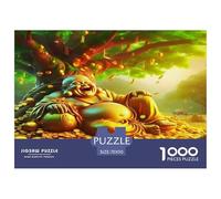 Estatua de Buda Rompecabezas 1000 Piezas para Adultos Y Niños Flor de Loto cochetón 3D Juego Familiar Impossible Regalos Obra De Arte De 70x50cm/1000pcs